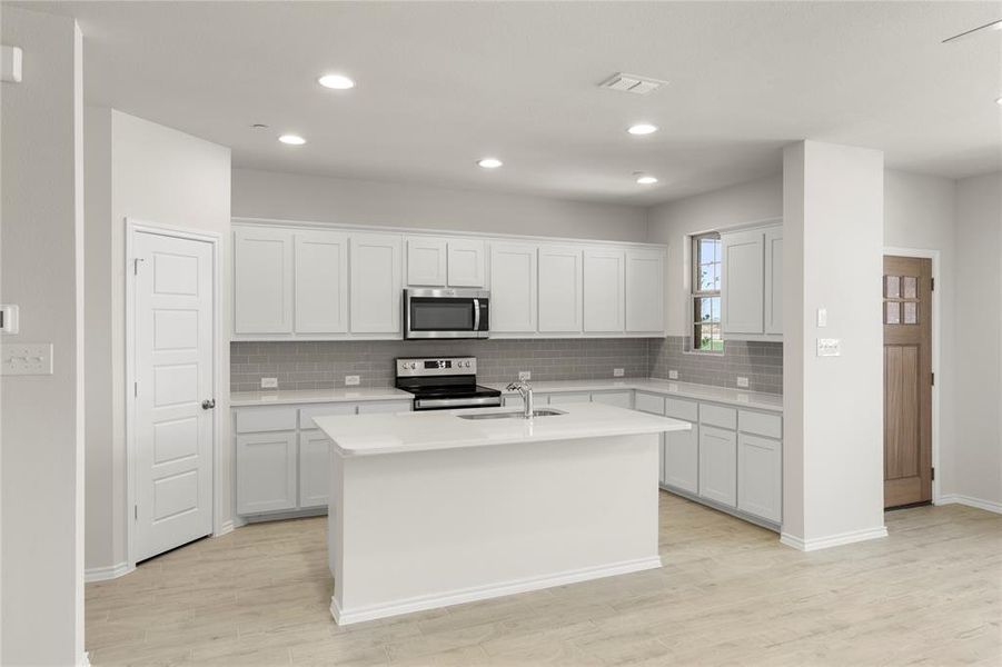 Furnished interior view inside a new home in Sanger Circle, Sanger (Image 5). Furnished interior view inside a new home in Sanger Circle, Sanger (Image 5).