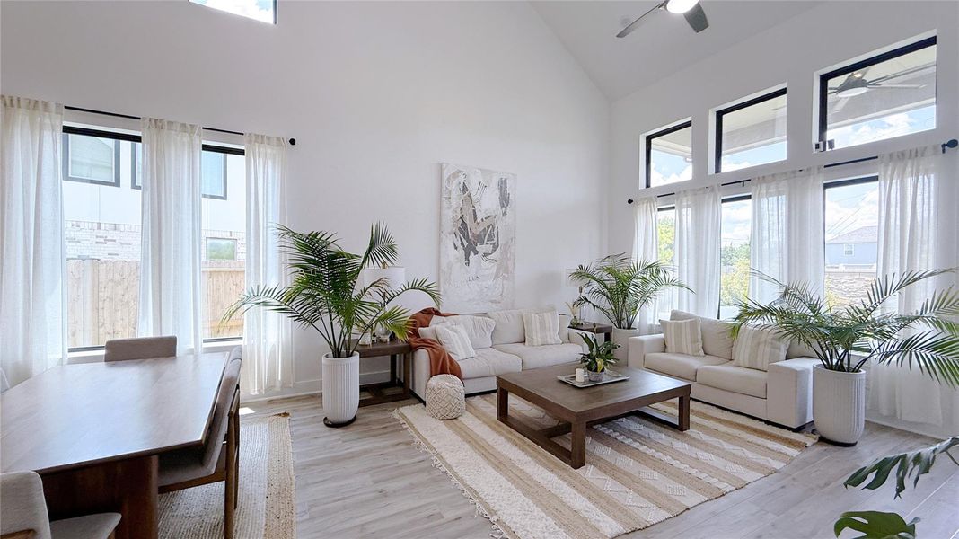 Furnished interior view inside a new home in , Fulshear (Image 16).