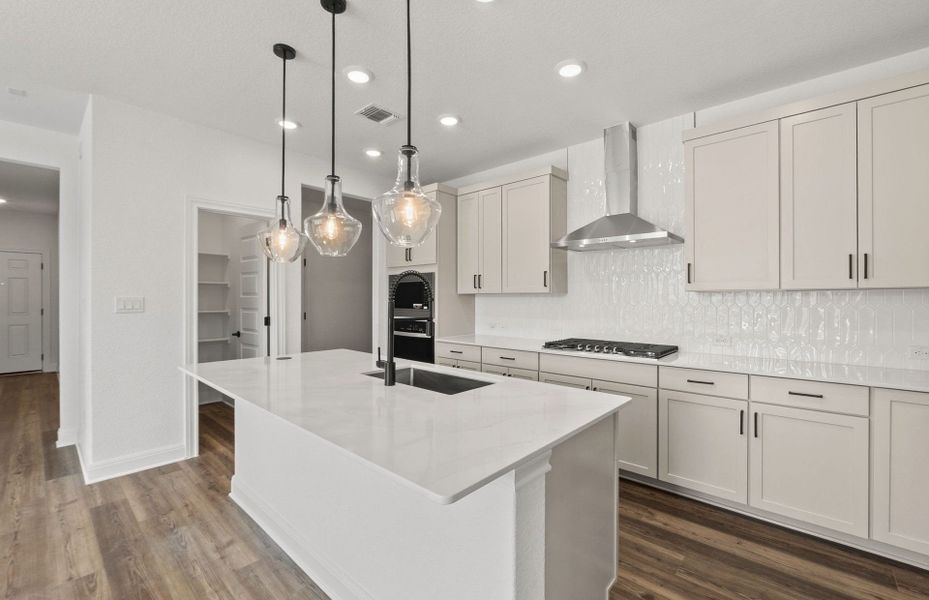 Furnished interior view inside a new home in Santa Rita Ranch, Liberty Hill (Image 9).