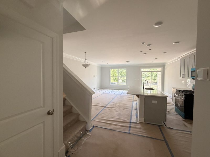 In-progress construction of a new home in Harrisburg Village Townhomes, Harrisburg, NC (Image 8).