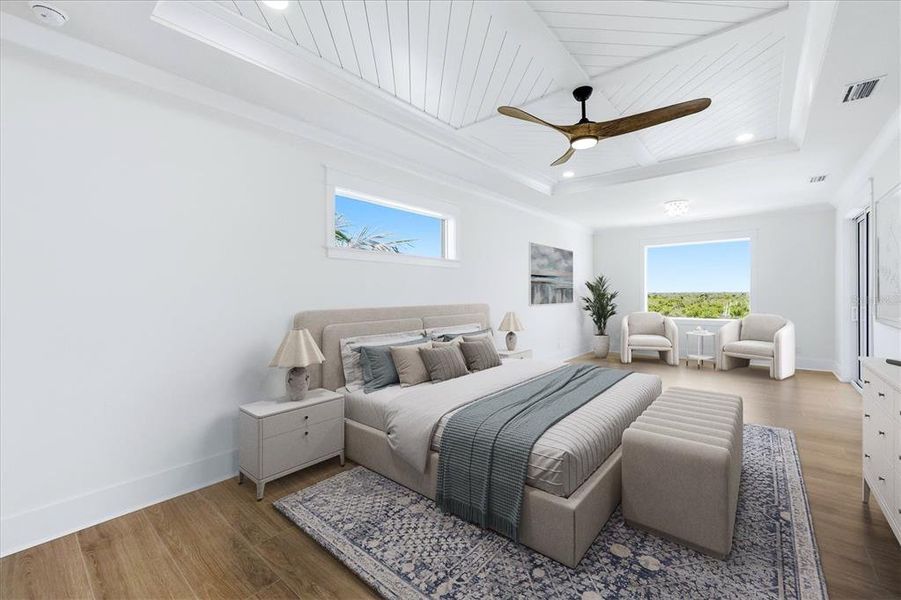 Furnished interior view inside a new home in , Placida (Image 10).