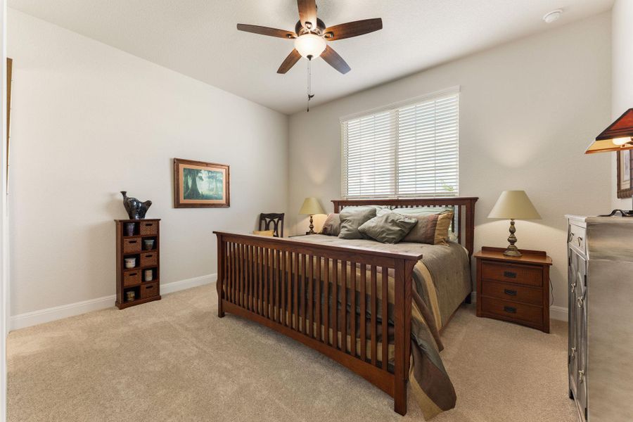 Guest bedroom #1 of 2 has a walk-in closet and private bathroom. Guest bedroom #1 of 2 has a walk-in closet and private bathroom.