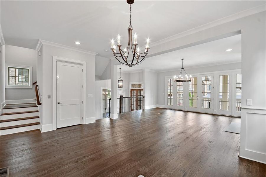 Spacious, unfurnished interior of a new home in Laurel View, Suwanee (Image 24).