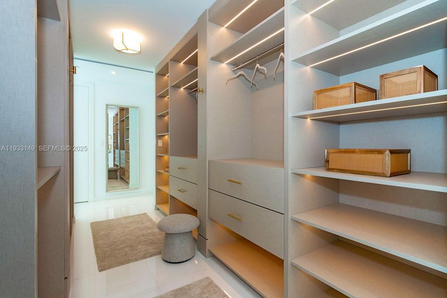 Furnished interior view inside a new home in , Miami (Image 33).