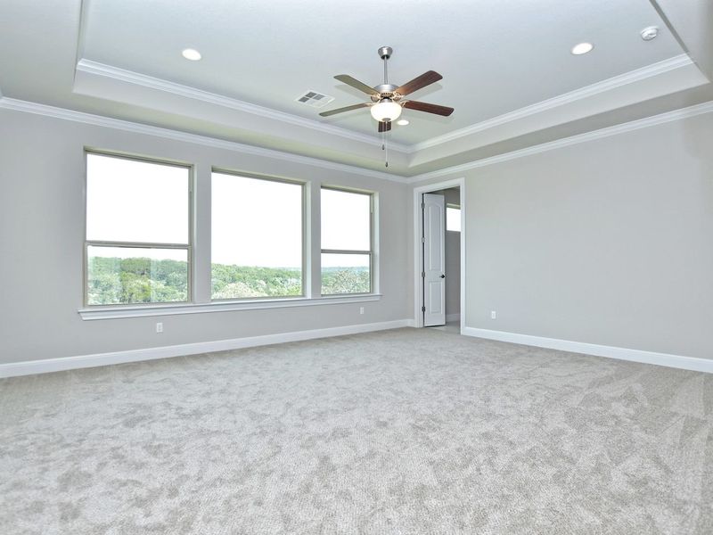 Representative unfurnished interior of a home built from the Coronado I by Giddens Homes in Clearwater Ranch, Liberty Hill (Image 29).