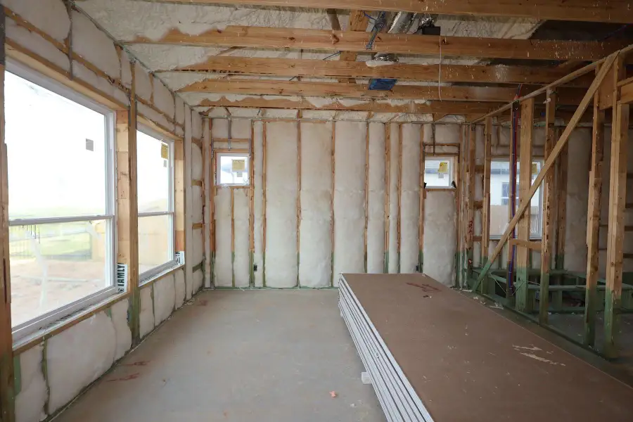 In-progress construction of a new home in Jordan Ranch 70' Homesites, Fulshear, TX (Image 4).