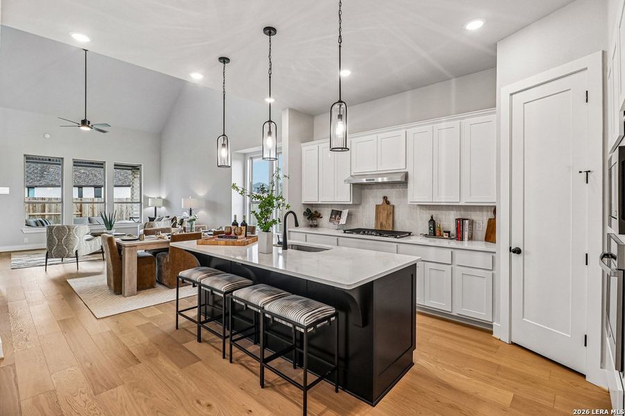 Furnished interior view inside a new home in Homestead, Schertz (Image 6).
