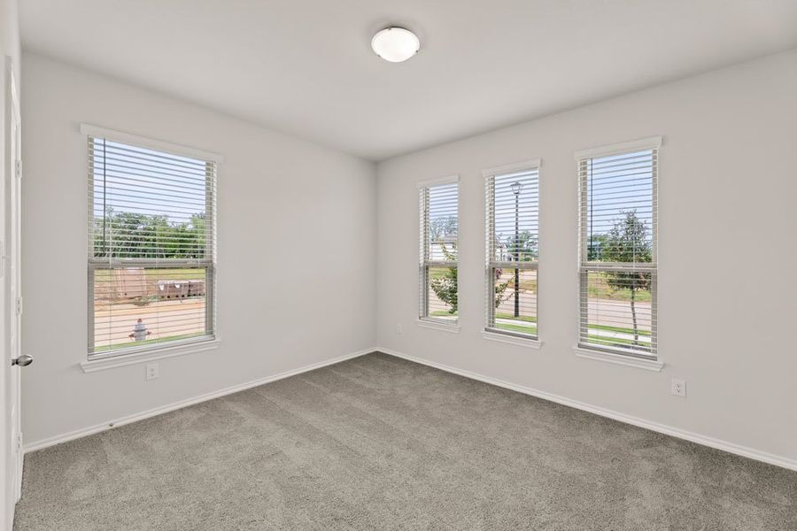 Representative exterior photo of a completed home built from the Phoenix by Impression Homes in Keeneland, Aubrey, TX (Image 19). Representative exterior photo of a completed home built from the Phoenix by Impression Homes in Keeneland, Aubrey, TX (Image 19).