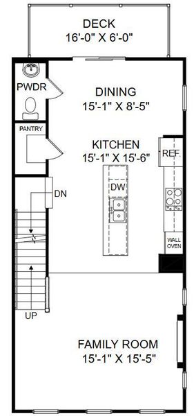 2D floor plan layout of this home in Nexton, Summerville, SC (Image 5).