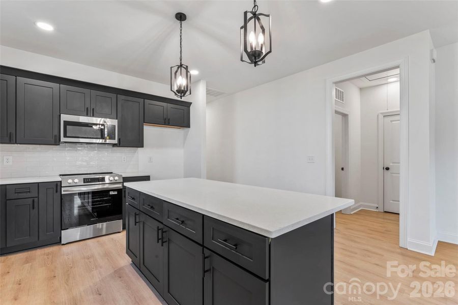 Furnished interior view inside a new home in , Albemarle (Image 9).