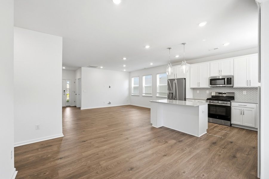 Spacious, unfurnished interior of a new home in Esplanade at Northgate, Indian Trail (Image 18).