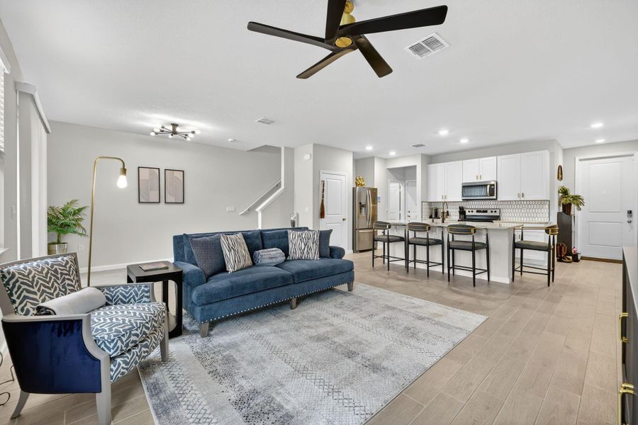 Furnished interior view inside a new home in , Stuart (Image 12).