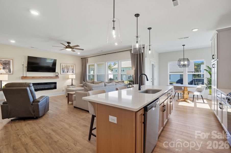 Furnished interior view inside a new home in , Monroe (Image 16).