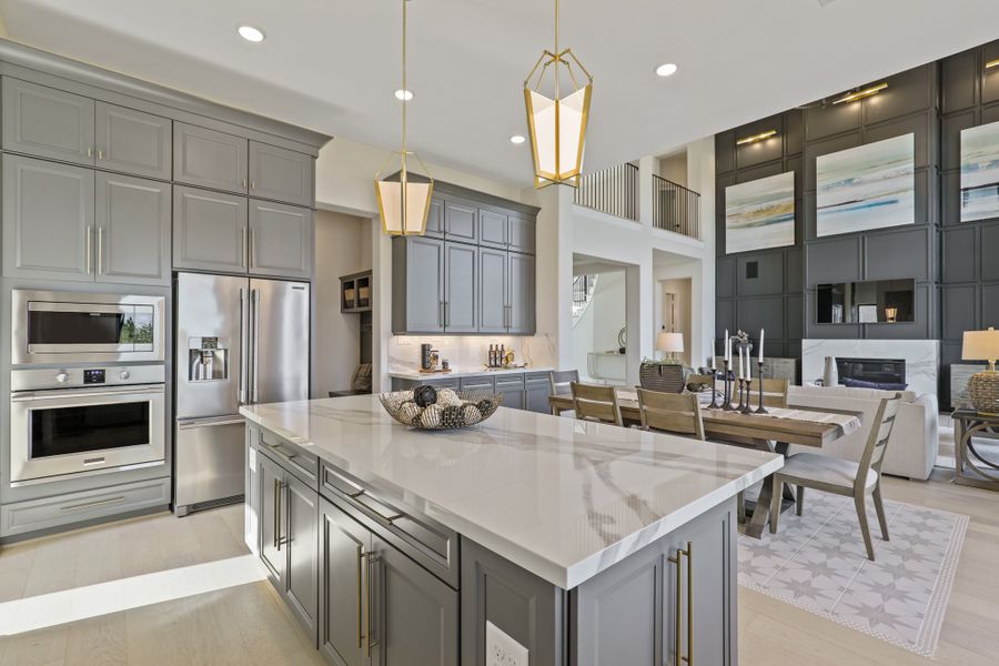 Furnished interior view inside a new home in Bridgeland 45', 50', 70', Cypress (Image 23).