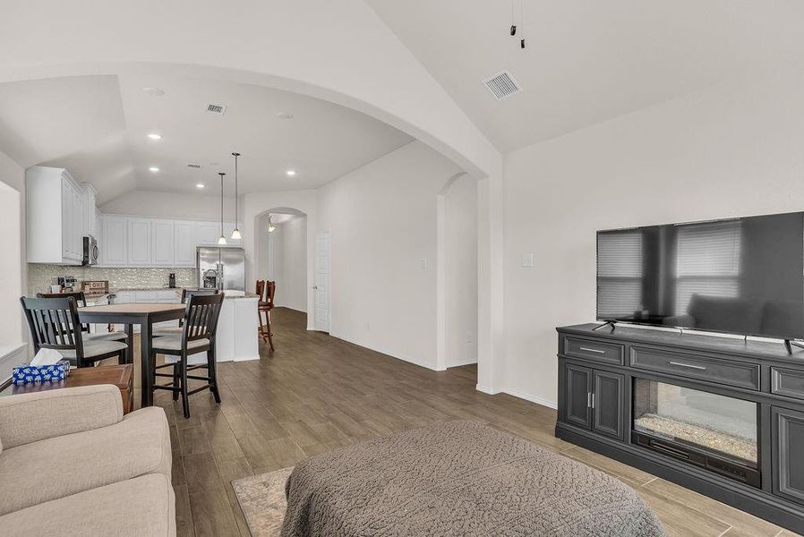 Furnished interior view inside a new home in Summer Crest, Fort Worth (Image 16).