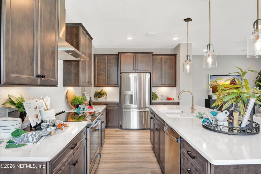 Furnished interior view inside a new home in , Jacksonville (Image 6).
