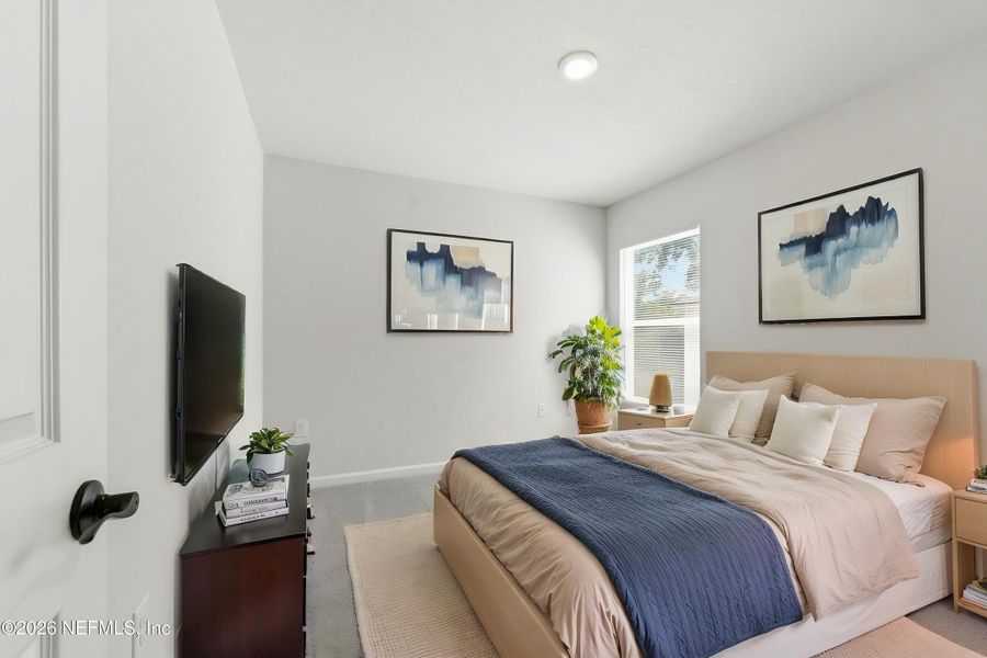 Furnished interior view inside a new home in , Jacksonville (Image 11). Furnished interior view inside a new home in , Jacksonville (Image 11).