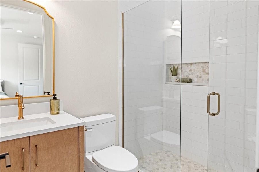 Furnished interior view inside a new home in , Wimberley (Image 14).