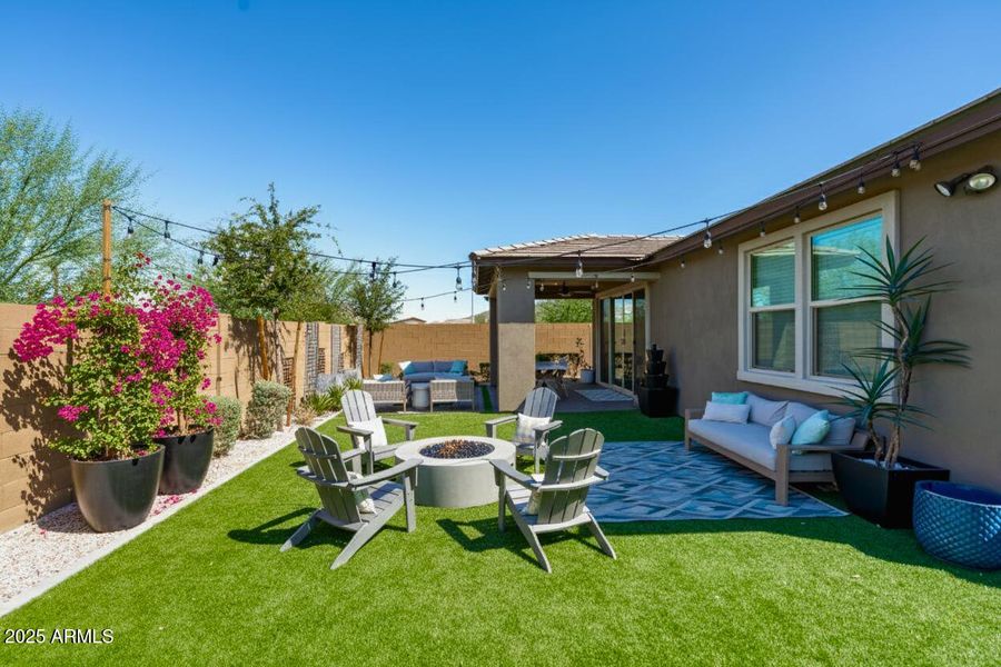 Backyard - Digital Rendering Firepit Backyard - Digital Rendering Firepit