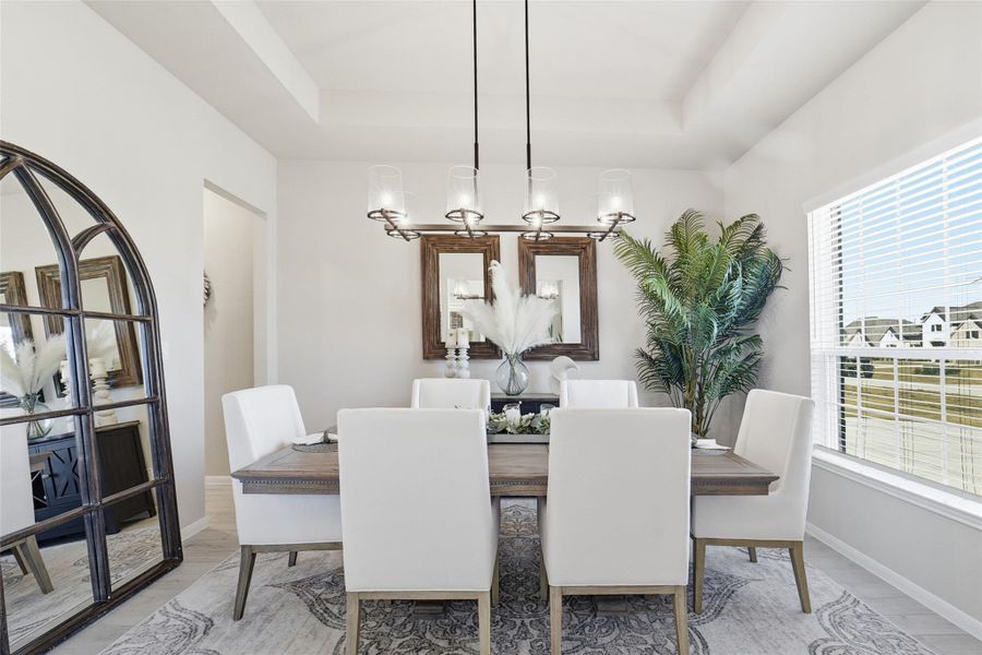 Furnished interior view inside a new home in Tejas Landing, Needville (Image 10).