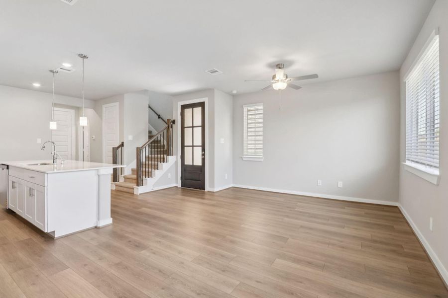 Photo is not of the actual home, but is an inspirational photo of builder’s model home and may depict options, furnishings, and/or decorator features that are not included