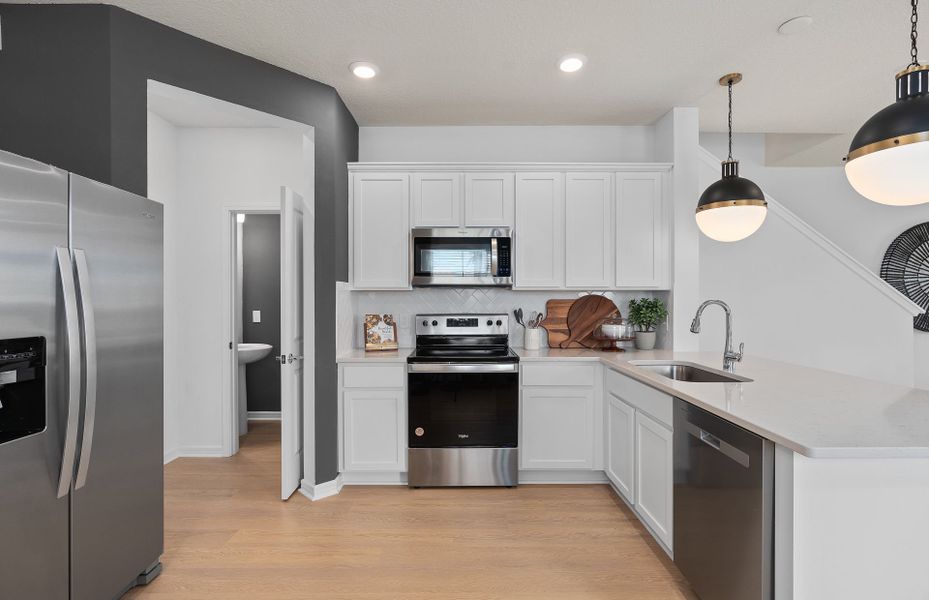 Representative furnished interior of a home built from the Springdale by Pulte Homes in Belle Haven, Davenport (Image 31). Representative furnished interior of a home built from the Springdale by Pulte Homes in Belle Haven, Davenport (Image 31).