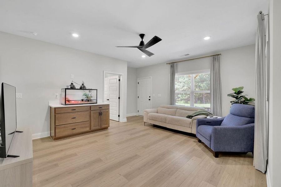 Furnished interior view inside a new home in , Flowery Branch (Image 36).