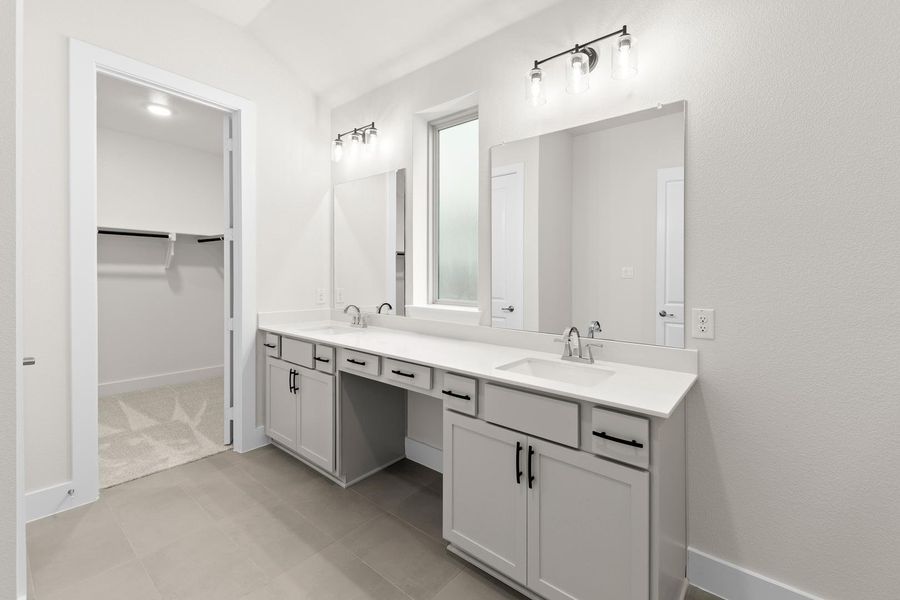 Furnished interior view inside a new home in Discovery Collection at Painted Tree Village, McKinney (Image 9). Furnished interior view inside a new home in Discovery Collection at Painted Tree Village, McKinney (Image 9).