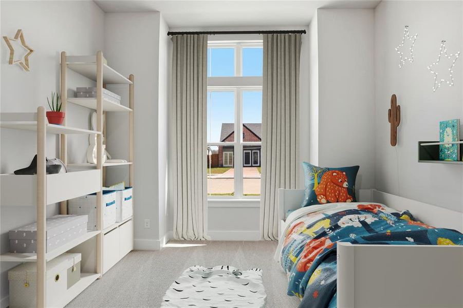 Furnished interior view inside a new home in Pecan Grove, Burleson (Image 6).