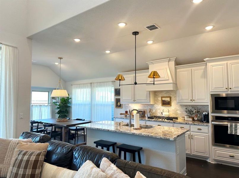 Furnished interior view inside a new home in , Little Elm (Image 6).