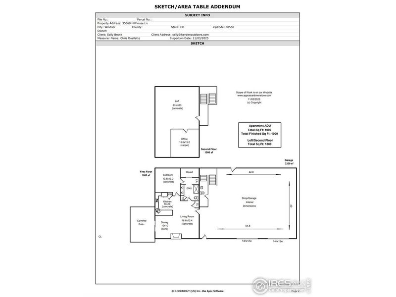2D floor plan layout of this home in , Windsor, CO (Image 4).