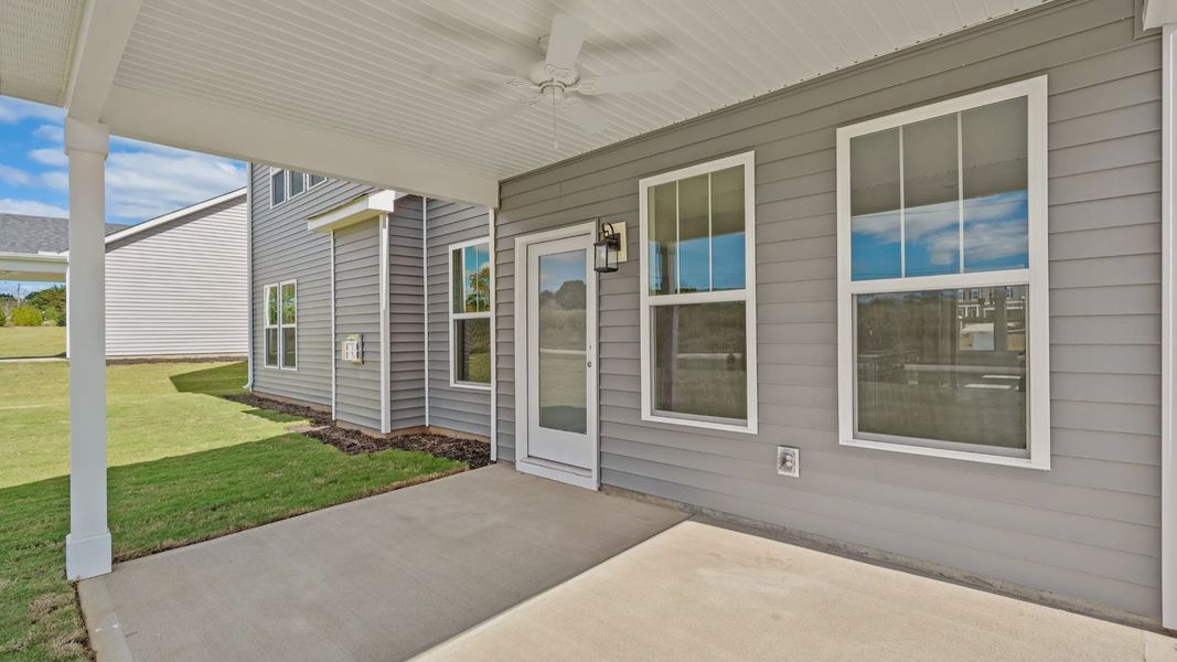 Representative exterior photo of a completed home built from the Stonehaven - Finished Basement by DRB Homes in Pinebrook, Woodruff, SC (Image 20).
