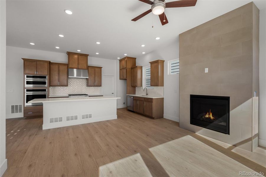 Furnished interior view inside a new home in Trailside at Cottonwood Creek, Colorado Springs (Image 4).
