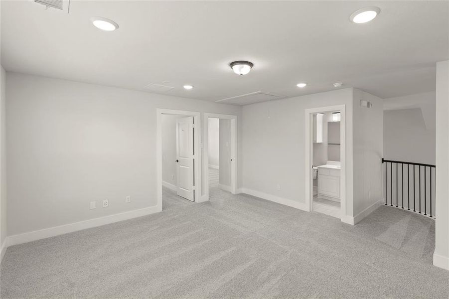 Spacious, unfurnished interior of a new home in Grayhawk Addition, Forney (Image 16). Spacious, unfurnished interior of a new home in Grayhawk Addition, Forney (Image 16).