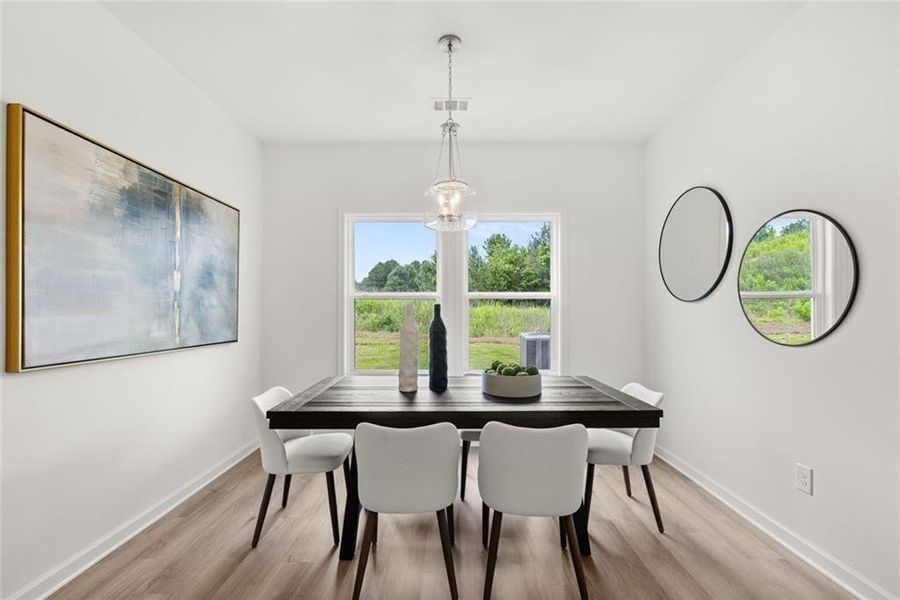 Furnished interior view inside a new home in , Loganville (Image 39).