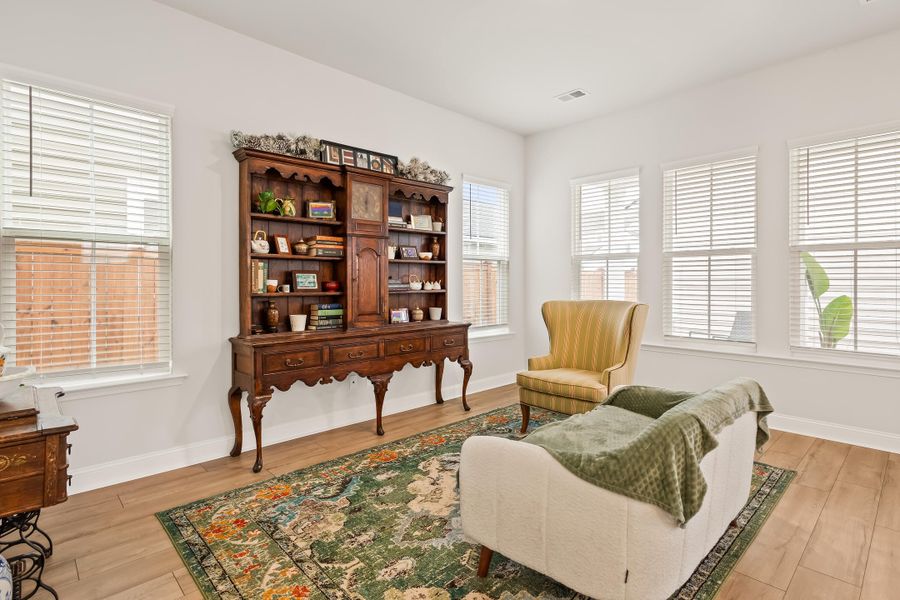 Furnished interior view inside a new home in Sweetgrass at Summers Corner, Summerville (Image 14).