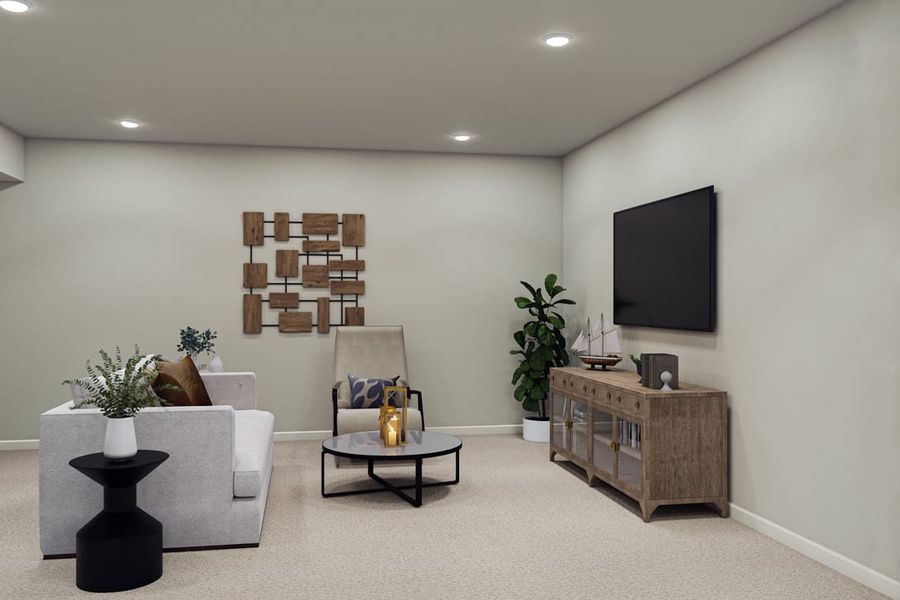 Representative furnished interior of a home built from the 3502 by Tri Pointe Homes in Sterling Ranch, Littleton (Image 15).