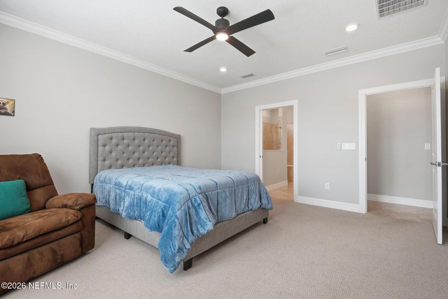 Furnished interior view inside a new home in , St. Augustine (Image 50).