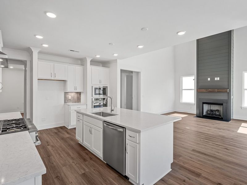 Furnished interior view inside a new home in Shelton Square, Murfreesboro (Image 10).