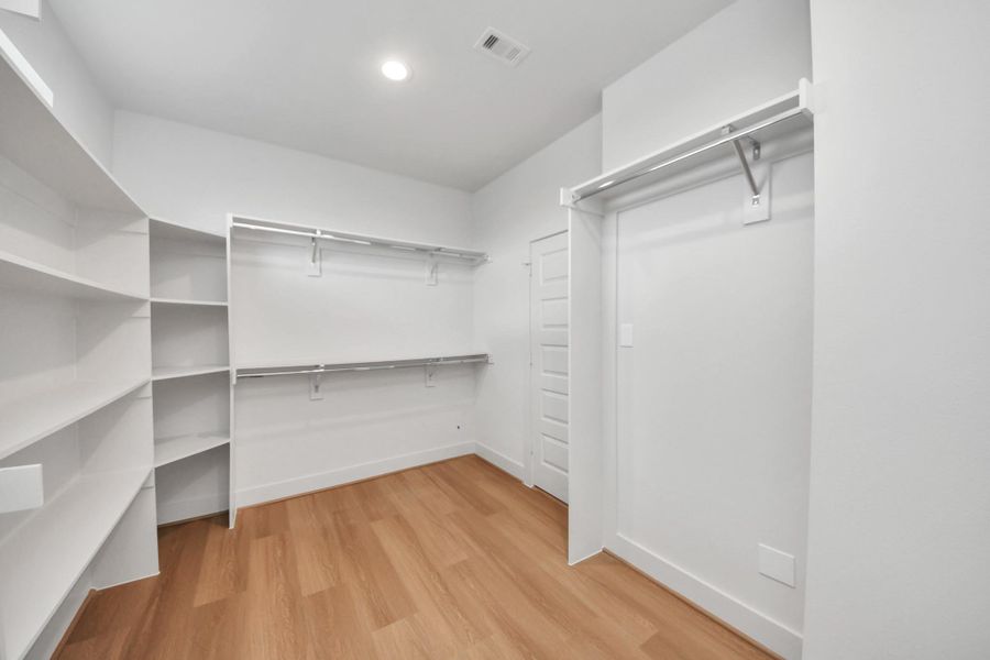 Primary Walk in closet