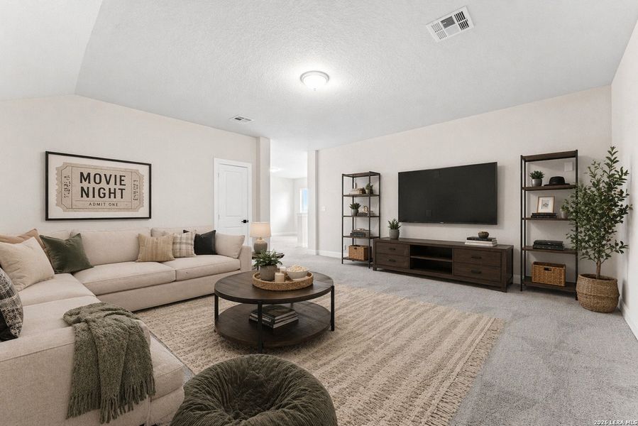 Furnished interior view inside a new home in Meyer Ranch – Legacy Series, New Braunfels (Image 14).