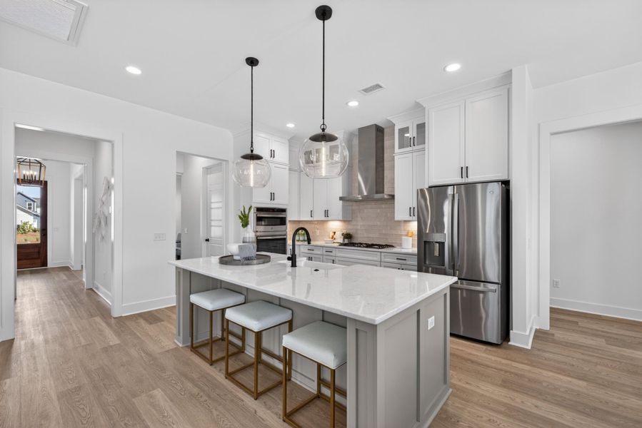 Furnished interior view inside a new home in , Summerville (Image 7).