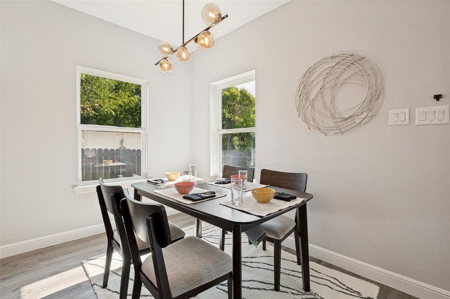 Furnished interior view inside a new home in , Cockrell Hill (Image 5).