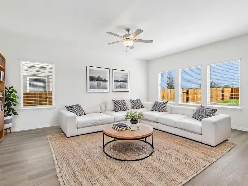 Furnished interior view inside a new home in Pfennig Place, Pflugerville (Image 6).