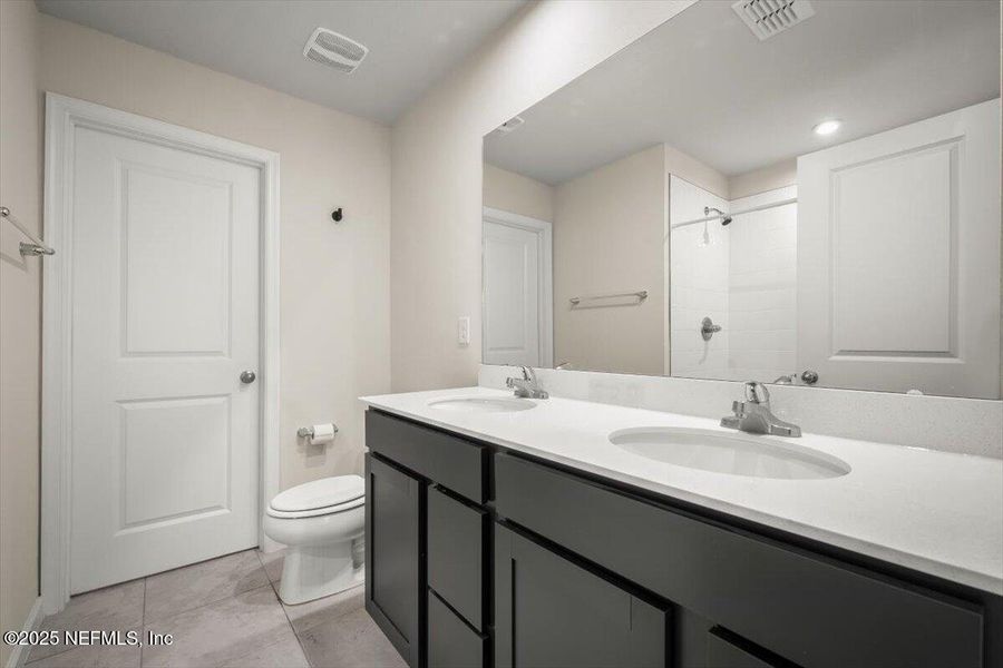 Furnished interior view inside a new home in , Jacksonville (Image 3). Furnished interior view inside a new home in , Jacksonville (Image 3).