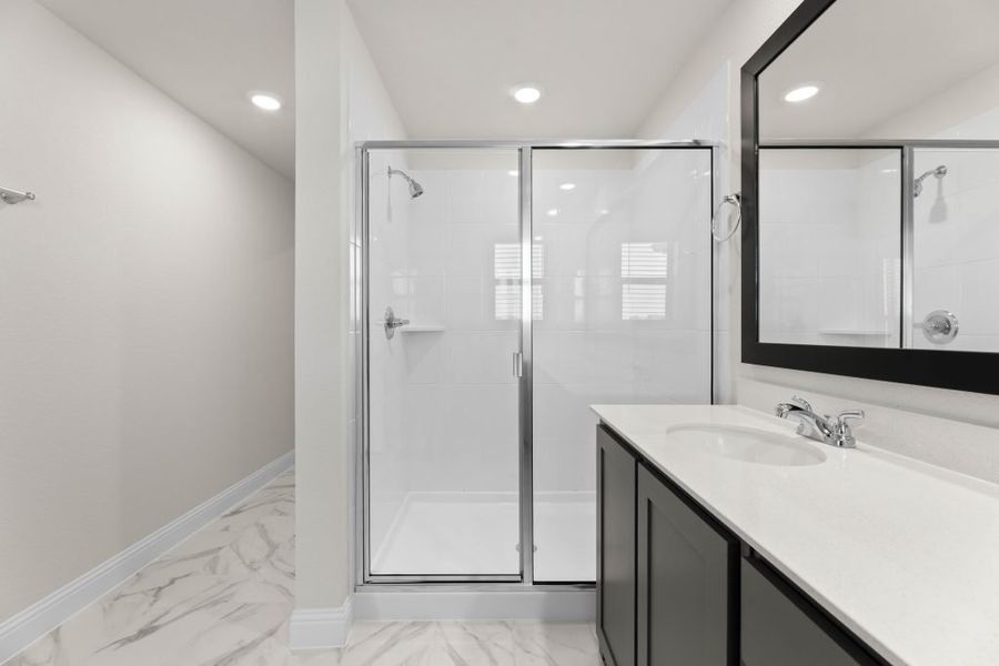 Representative exterior photo of a completed home built from the Lavon by Impression Homes in Timber Ridge, Corinth, TX (Image 16).