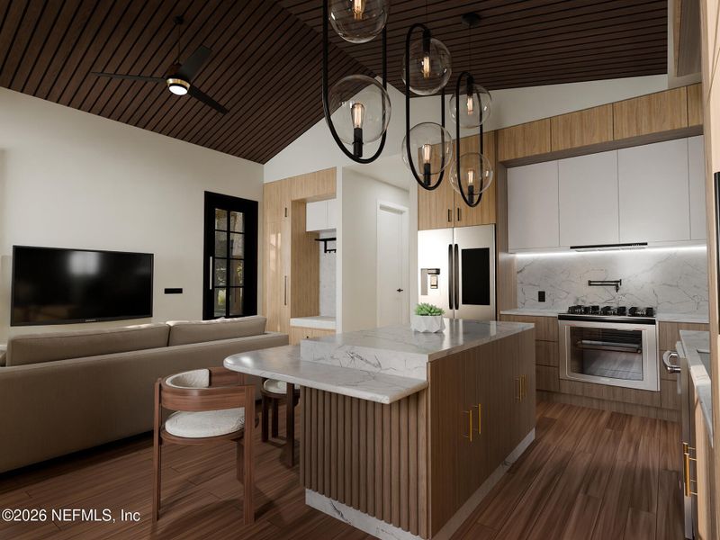 Furnished interior view inside a new home in , Jacksonville (Image 5).