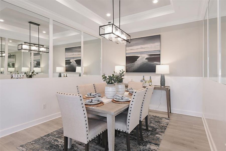 Furnished interior view inside a new home in Skye Ranch Community Group Page, Sarasota (Image 23).