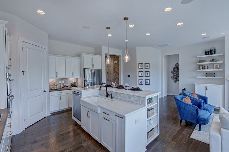 Representative furnished interior of a home built from the Laney by Taylor Morrison in River Falls, Tega Cay (Image 12).