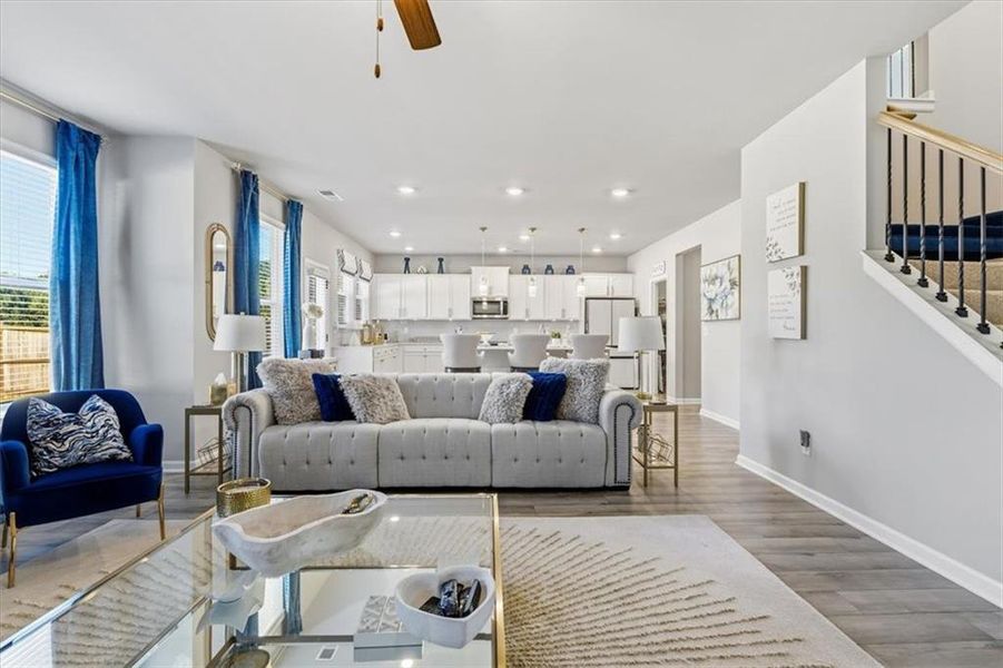 Furnished interior view inside a new home in , Locust Grove (Image 18). Furnished interior view inside a new home in , Locust Grove (Image 18).